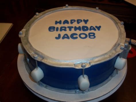 Snare Drum Birthday Cake Drum Birthday Cakes Cake Boy Birthday Cake