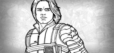 One must be wary of his blow from an iron hand. How to Draw THE WINTER SOLDIER (Avengers) Drawing Tutorial ...