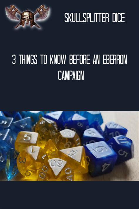 3 Things To Know Before An Eberron Campaign In Dnd 5e Things To Know