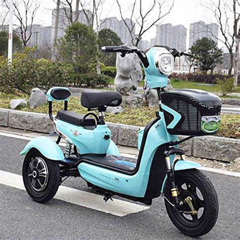 Llpdd Scooter Mini Eléctrico Triciclo Portátil Al Aire Libre Para