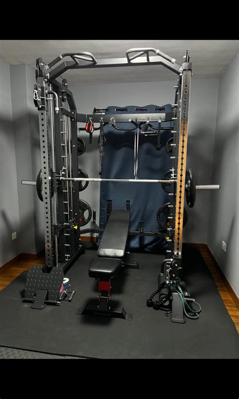 Massfit G7 Pro Functional Trainer Power Rack Smith Machine Sports