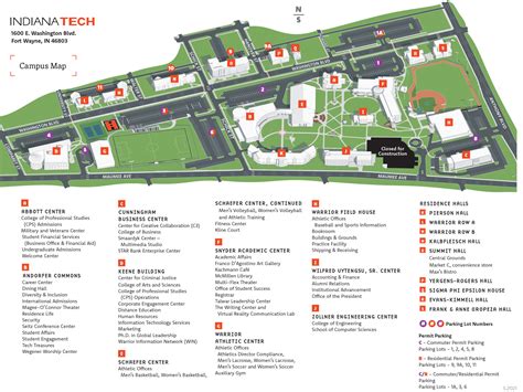 University Of De Campus Map