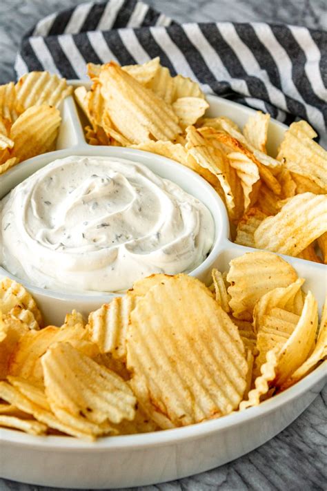 Easy Chip Dip Recipe For Potato Chips 3 Ingredients Unsophisticook