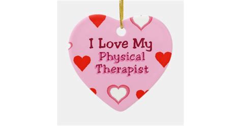 Hearts Physical Therapist Ornament Zazzle