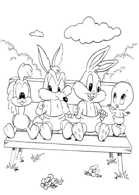 Coloring Page Baby Looney Tunes 26528 Cartoons Printable Coloring