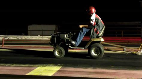 Paris Drag Strip Lawn Mower Racing Short Clip Youtube
