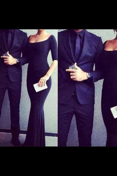 If the invite doesn't specify how to arrive, reach. dress, black, long, elegant, long dress, classy, navy ...