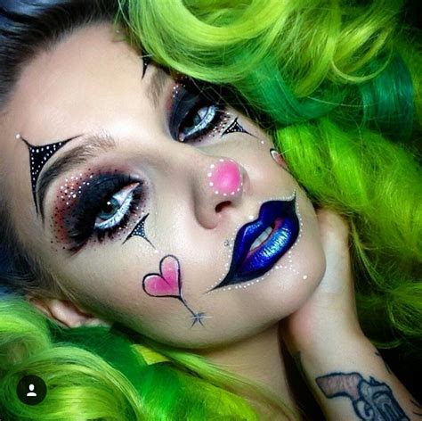 Pin By Laura Schröder On Facepainting Cute Clown Makeup Clown Makeup