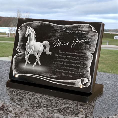 Plaque Funéraire Personnalisée Gravée Par Un Artiste Graveur