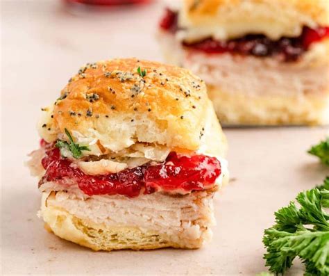 Turkey Cranberry Sliders Soulfully Made