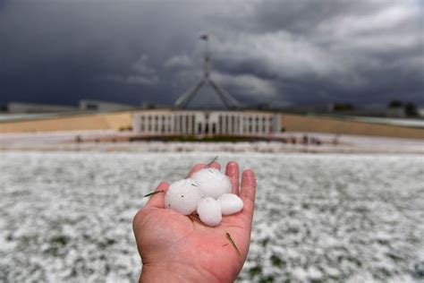 Prints Of Hail Storm Parliament House Canberra Hail Storm Storm