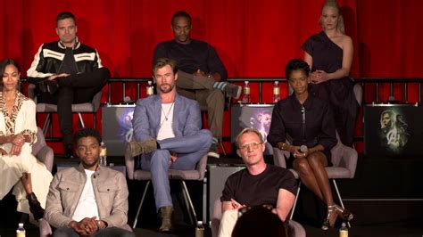 Avengers Infinity War Press Conference Part 1 Youtube