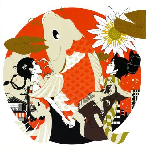 yusuke nakamura japanese art illustration art graphic illustration