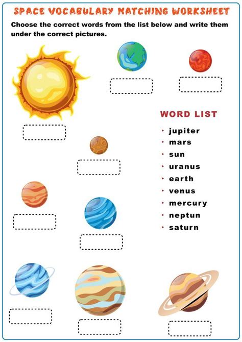 A Fun Matching Exercise Printable Worksheet For Kids To Study And