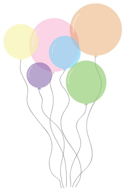 Balon Perayaan Hari Ulang Tahun Gambar Gratis Di Pixabay