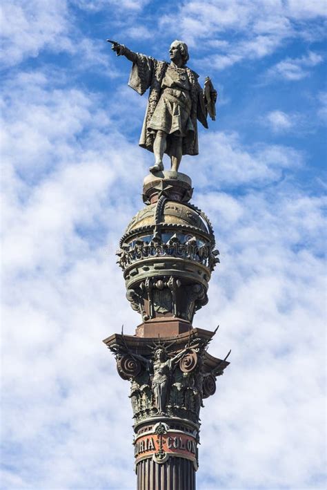 Christopher Columbus Monument Barcelona Imagen De Archivo Imagen De Alto Colon 46104523