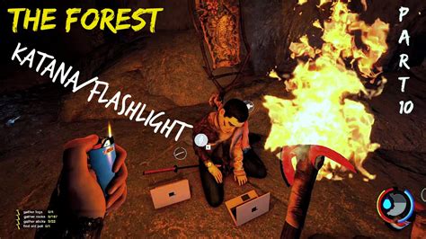Katana Location Cave 1 Flashlight The Forest Gameplay Part 10 Youtube