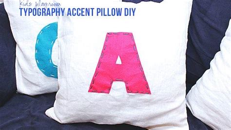 Diy Alphabet Pillows Knock It Off The Live Well Network
