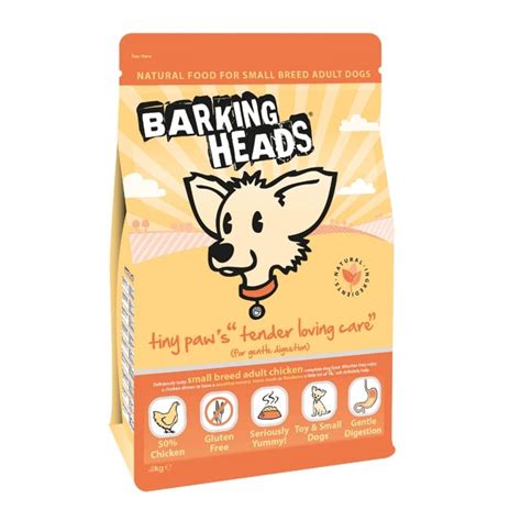 Get it as soon as tue, jul 13. Barking Heads Tiny Paws TLC Small Breed Adult Dog Food 1 ...