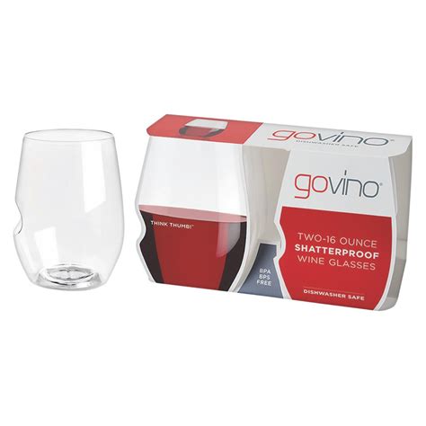 Govino 2pc Stemless Wine Glasses Clear Wine Glasses Stemless Wine Glasses Stemless Wine Glass