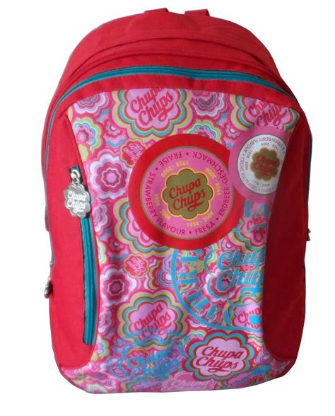 Distributor Red Polyester Girls Student Stationery School Backpack With