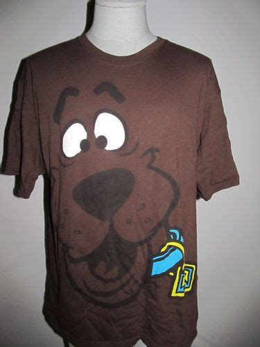 Scooby Doo T Shirt Xl Brown Big Face Scooby Dooby Doo Full Face Cotton Retro Big Face Shirts