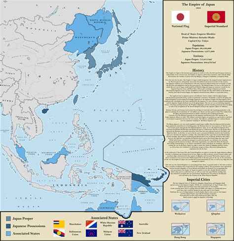 Korea was placed under the control of japan, and annexed in 1910. Jungle Maps: Map Of Japan Empire