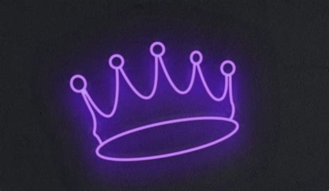 Pin By Ladydazzie On Purple Crown Purple Crown Purple Neon Signs