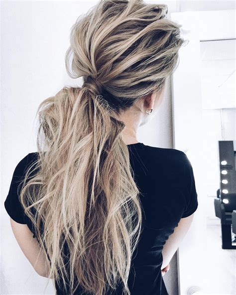 20 Collection Of Messy High Ponytail Hairstyles With Teased Top