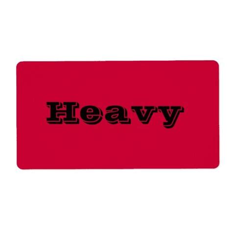 Heavy Moving Labels in Red | Zazzle.com | Moving labels, How to be outgoing, Moving