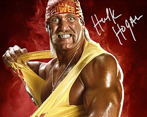 Hulk Hogan Wwe Signed Lab Photo Reprint 10x8 Size To Fit 10x8 Inch Frames Lab Quality