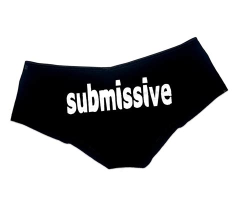 Submissive Panties Bdsm Sub Sexy Slutty Collared Submissive Etsy