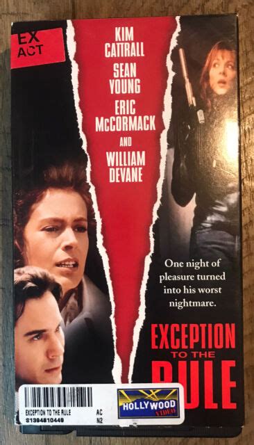 Exception To The Rule Vhs 1999 For Sale Online Ebay