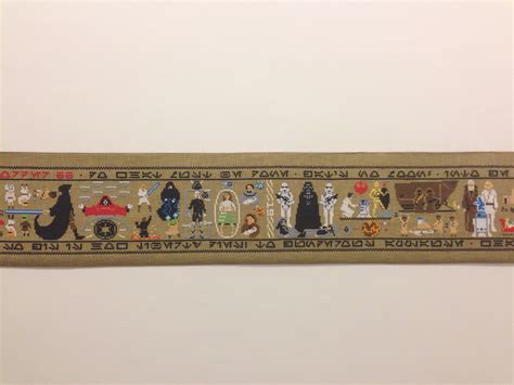 In a film without star wars in the title, attack of the clones would've warranted more scathing backlash, but the romance failure is somehow more acceptable in this instance because clones is part of a story and a universe bigger than itself. The Coruscant Tapestry: 30' long Star Wars cross-stitch - Boing Boing