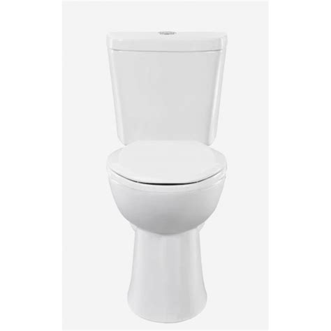 Project Source Pro Flush White Dual Flush Elongated Chair Height Piece Watersense Toilet In