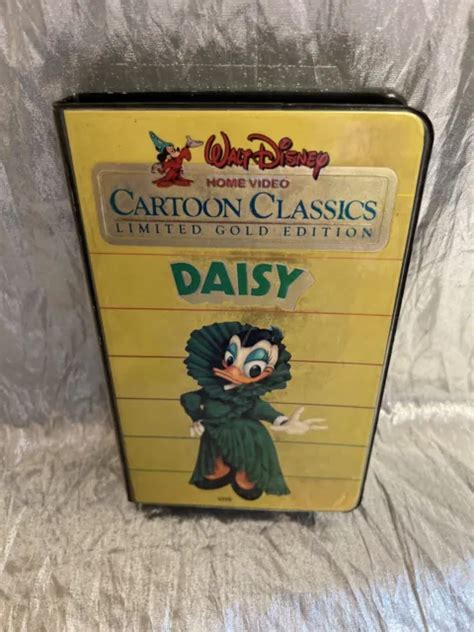 Disney Daisy Vhs Limited Gold Cartoon Classics Picclick