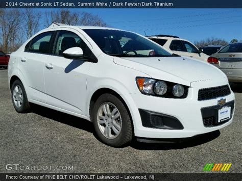 The 2020 chevrolet sonic belongs to a generation that began with the 2012 model year. Summit White - 2014 Chevrolet Sonic LT Sedan - Dark Pewter ...