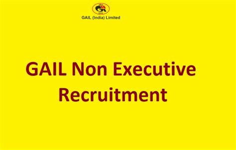 Gail Non Executive Recruitment 2023 Out Apply Online 282 Posts