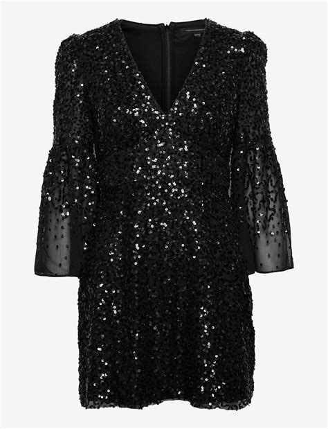 French Connection Cellienne Sequin L/s Dress - Kjólar | Boozt.com