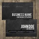 Single Business Card Template Images