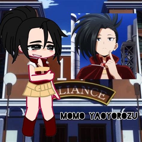 Momo Yaoyorozu Gacha Club Mha Characters In Gc Em 2022 Ideias Roupas