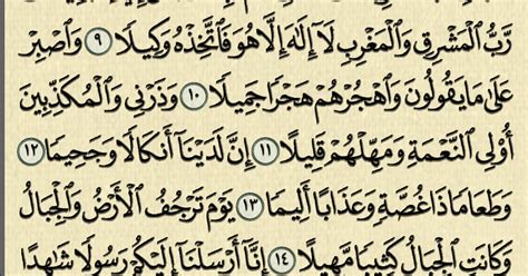 شرح وتفسير سورة المزمل Surah Al Muzzammil معاني الأسماء والكلمات