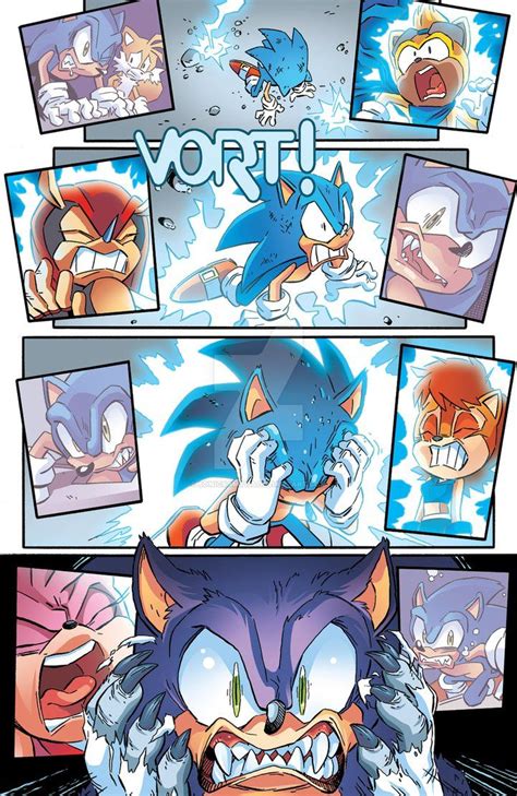 How Sonic Became Werehog In Archie Comics By Sonicxamy135 Sonic