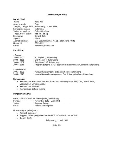 Resume pdf untuk lepasan spm berbahasa melayu dan english. Foto Contoh Cv Fresh Graduate Sma 71 Tentang Menulis ...