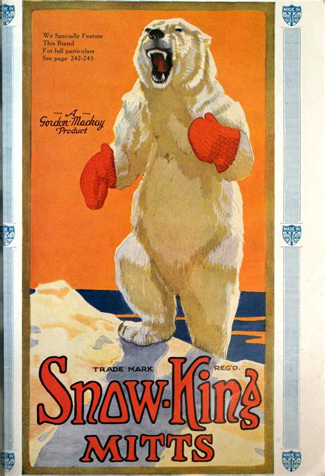 Vintage Snow King Ad Public Domain Save The Polar Bears Polar Bear