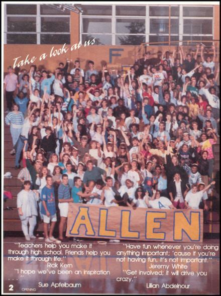 Explore 1990 William Allen High School Yearbook Allentown Pa Classmates