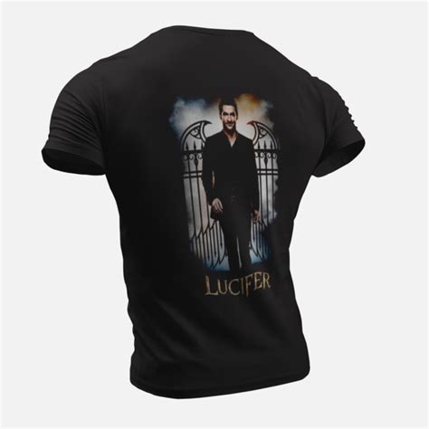 Lucifer T Shirt Lucifer Tom Ellis Black T Shirt Mbt Merchandise