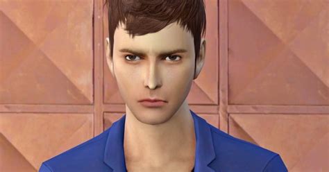 David Tennant As The Tenth Doctor V1 By Myobi Sims 4 Sims