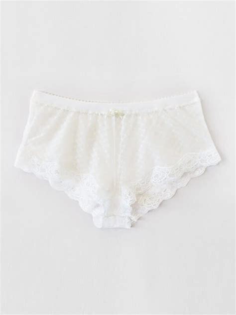 Ivory See Thru Panties Sheer Panties Lace Panties In Stock