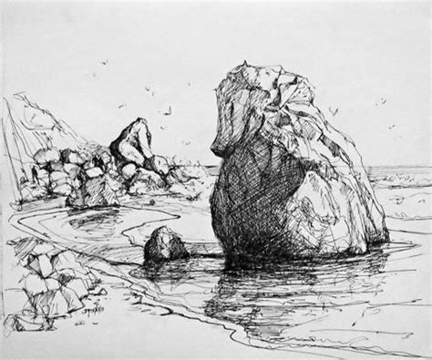 Https://tommynaija.com/draw/how To Draw A Beach Rock